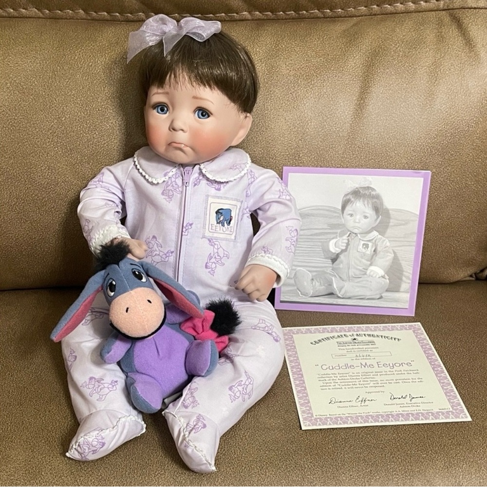 Cuddle-Me Eeyore, Ashton Drake, Vintage